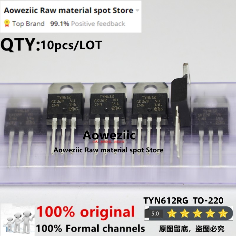 Aoweziic 2024+ 100% New Imported Original Tyn412Rg Tyn412 Tyn612Rg Tyn612 Tyn812Rg Tyn812 To-220