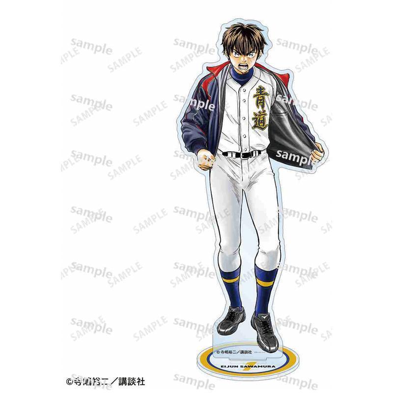 Anime Ace Of Diamond Doll Sawamura Eijun Furuya Satoru Acrylic Stand El Toy Gift