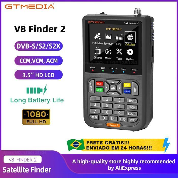 Gtmedia V8 Finder 2 Digital Satellite Finder Meter Long Battery