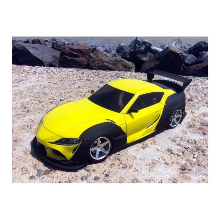 APLASTICS RC TOYOTA SUPRA Z90 BODY KIT CLEAR #AP-SPZBK