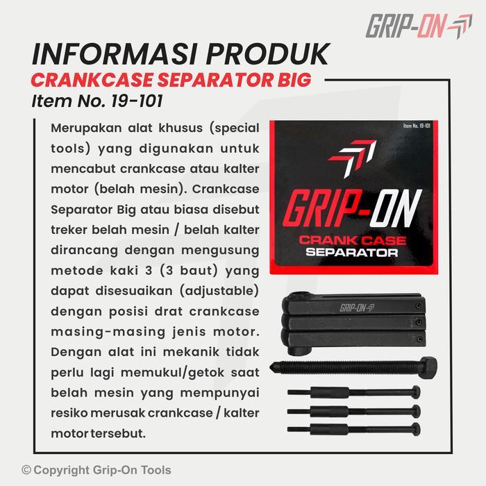 jy78- Grip On Treker Belah Mesin Crankcase Separator (Big) Lepas Rumah Mesin Grip On