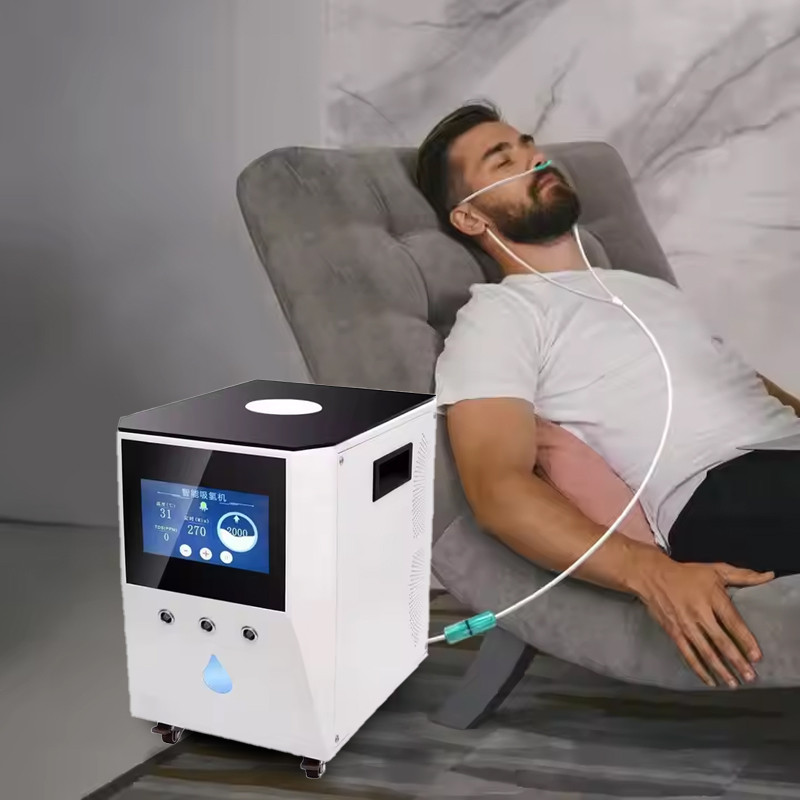 Medical Ho Mixed 3000Ml Hydrogen Generator Hydrogen Inhalation Machine H2 O2 Hho Double Outlet