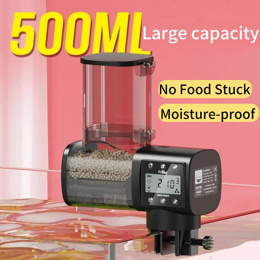Aquarium Automatic Fish Feeder Fish Tank Feeder Intelligent Automatic Feeder Digital Timing Control