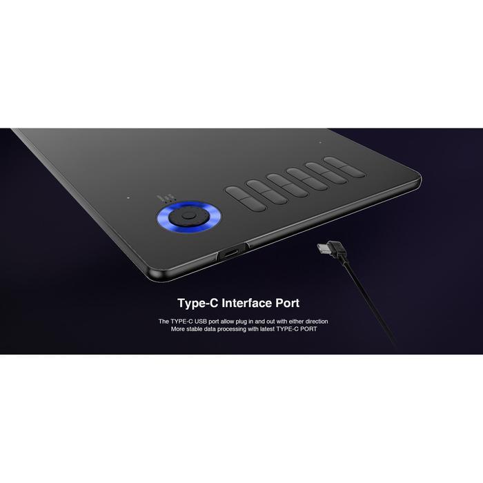 5ixg- Veikk A15 Pro Digital Graphic Drawing Pen Tablet