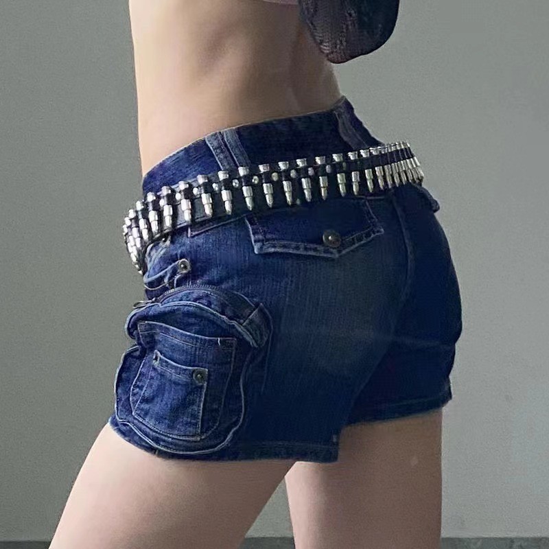Rivet belt fashioneasiest for match punk style bullet belt trendynew arrival women's stylish
