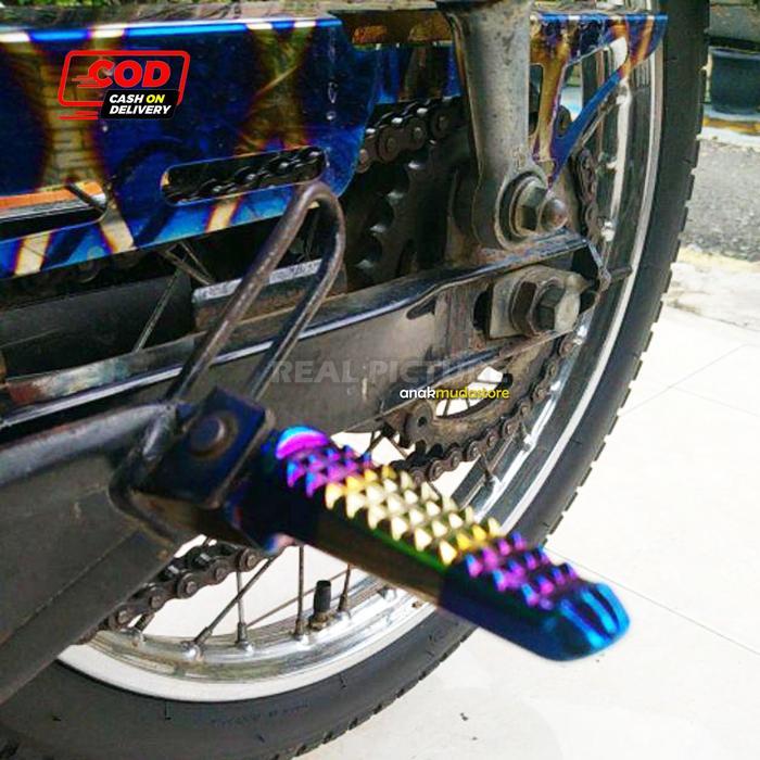 Footstep Boncengan Belakang Variasi Pijakan Kaki Beat fi New Twotone