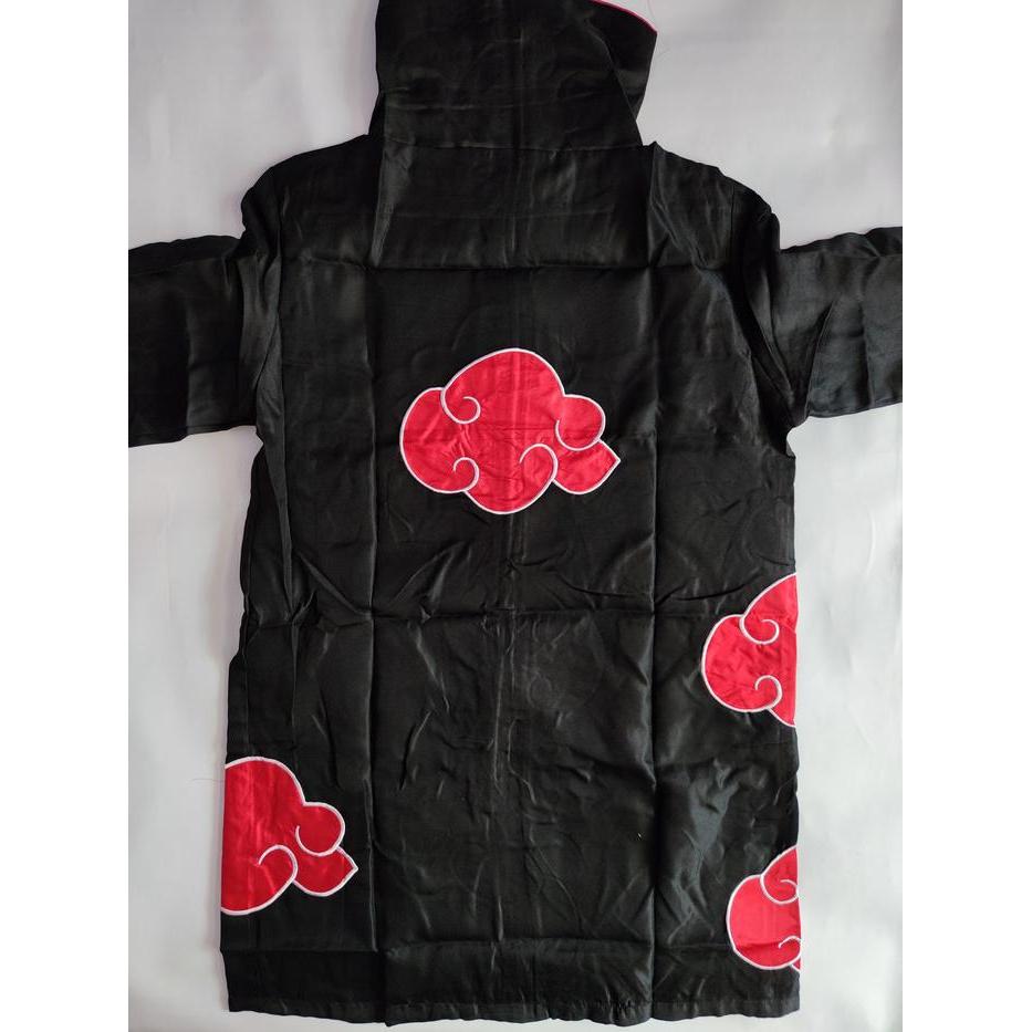 JUBAH AKATSUKI NARUTO ANIME KOSTUM ITACHI UCHIHA BAJU COSPLAY DEWASA