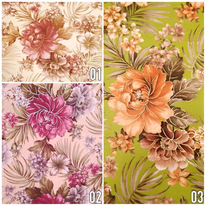 Kain Admiral Motif Bunga Kembang - Foilflower (Bantal Sofa, Kursi)