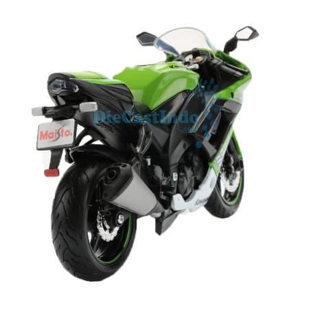 Maisto Motor - Kawasaki Ninja Zx-10R, Green- Skala 1:12