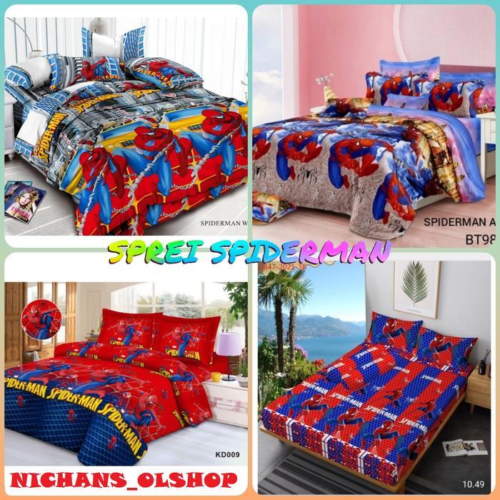 IFY (IMPORT) SPREI SPIDERMAN UK 180 X 200 / SPREI ANAK / SPREI MURAH BERKUALITAS TERMURAH TERLARIS
