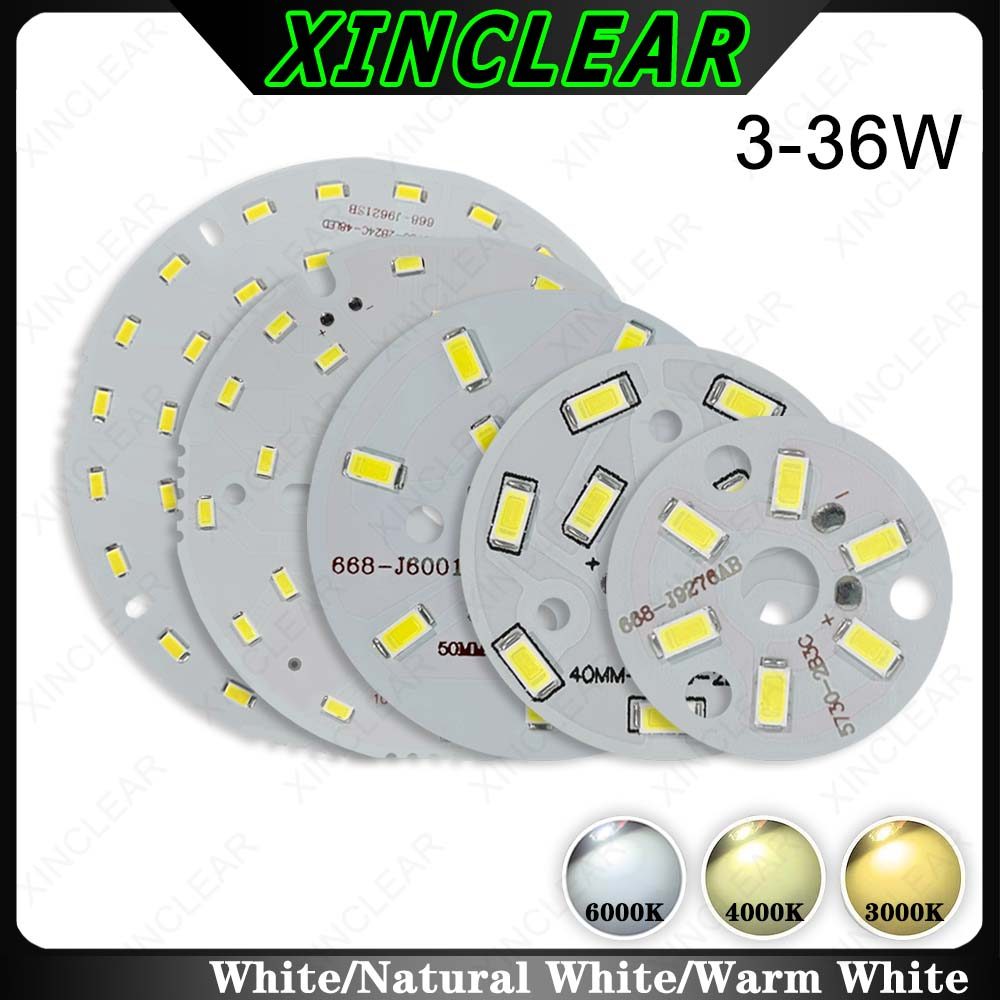 High Bright SMD5730 Light Board 3W 5W 7W 9W 12W 15W 18W 24W 30W 36W Lamp Panel PCB With LED For DIY
