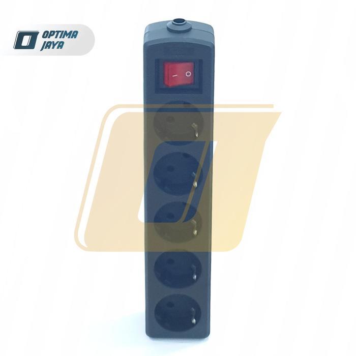 Stop Kontak Arde Saklar Tanpa Kabel Black Series MYVO