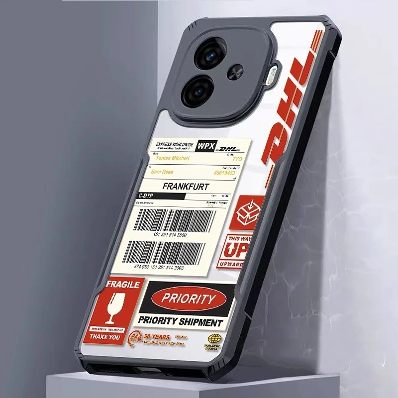 CASE CLEAR MOTIF FUSION SHOCKPROOF FOR OPPO A5 5G/4G 2025 A5 PRO 5G A52/A92 A53 /A33 A54 4G A55 4G A