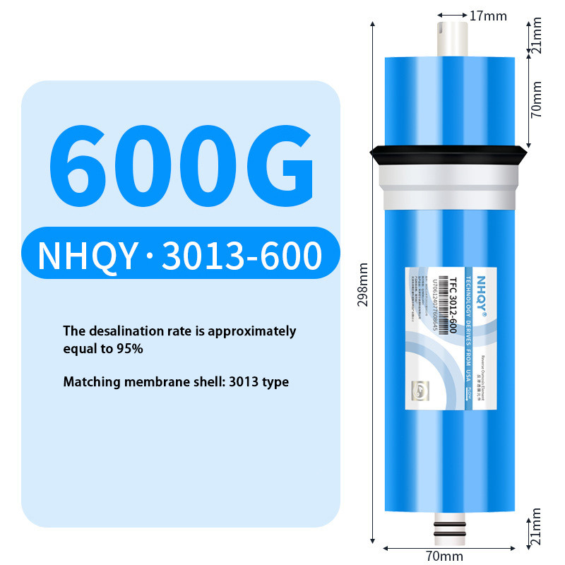 600G RO Membrane Replacement Filter for Reverse Osmosis Water Purifier System/Universal Fit