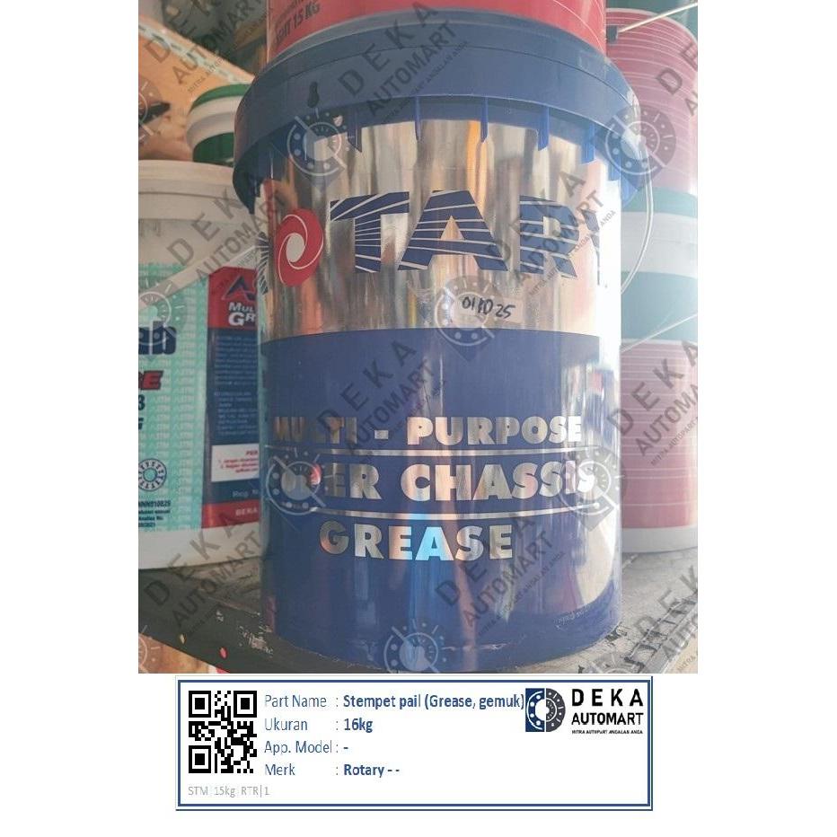 Stempet pail (Grease, gemuk) Rotary 16kg
