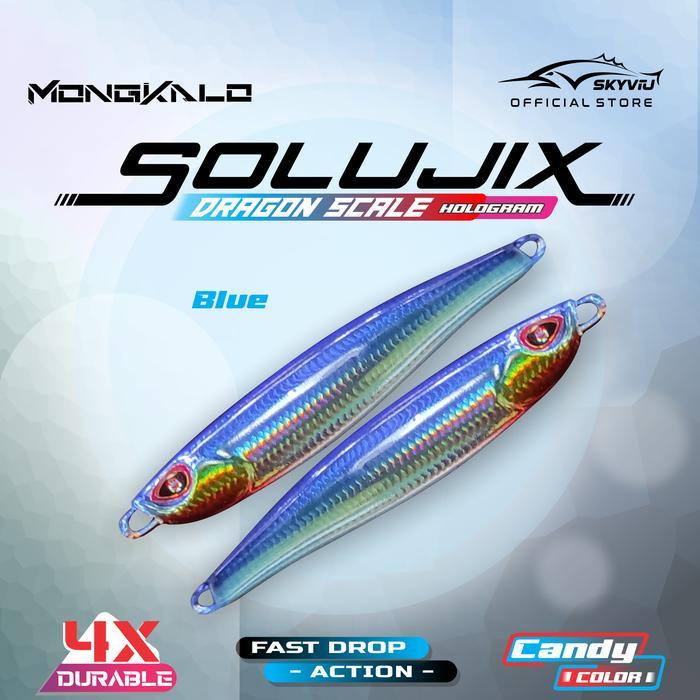 wkgw- Umpan Micro Jig 40 Gram Umpan Mongkalo Solujix Sisik Microjig Mikro Jig Mikrojig Umpan