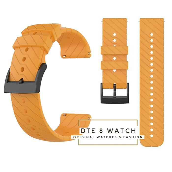 STRAP JAM TANGAN SILIKON RUBBER 24MM WV QUICK RELEASE