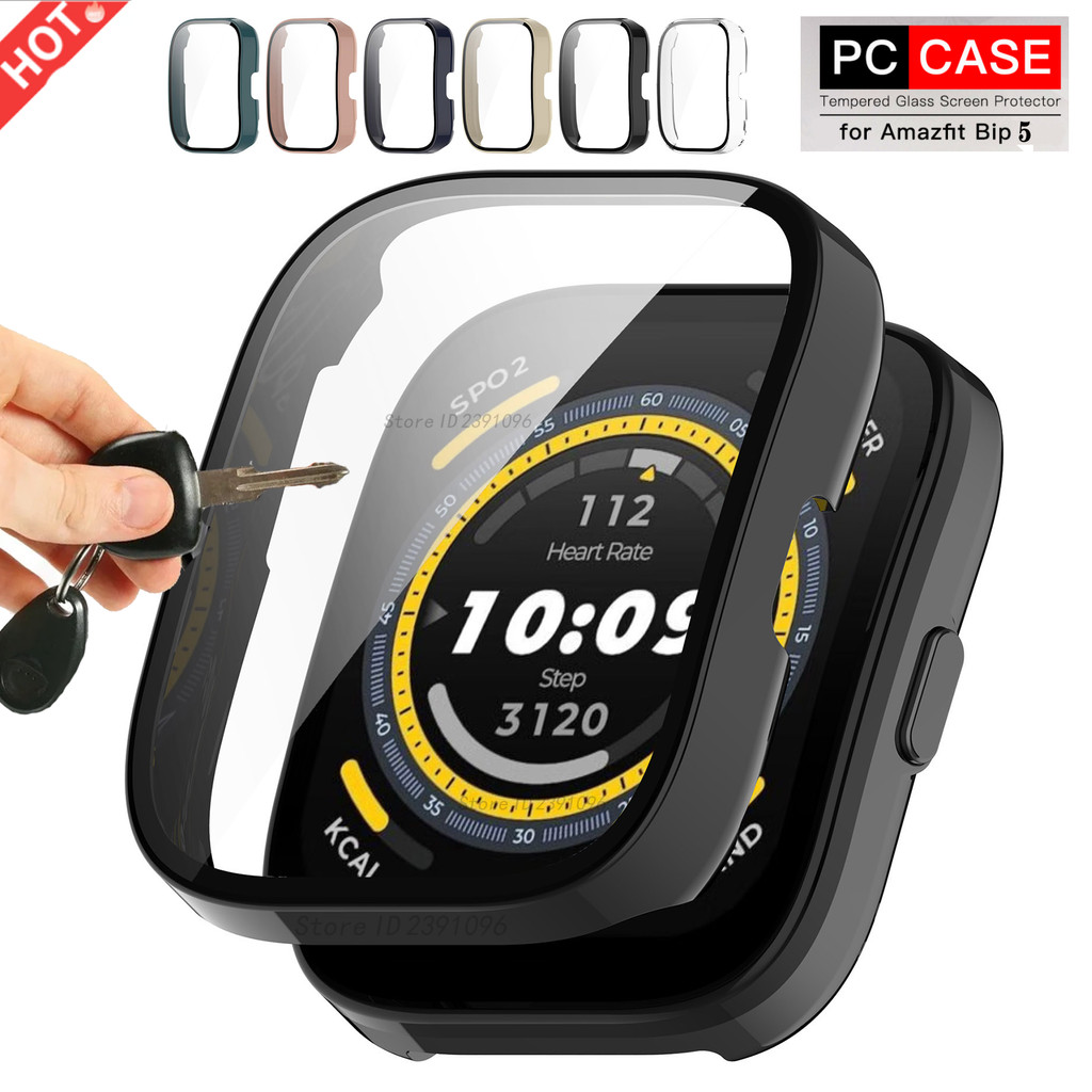 Tempered Screen Protector For Amazfit Bip 5 Protect Cover Pc Bumpers For Huami Amazfit Bip5