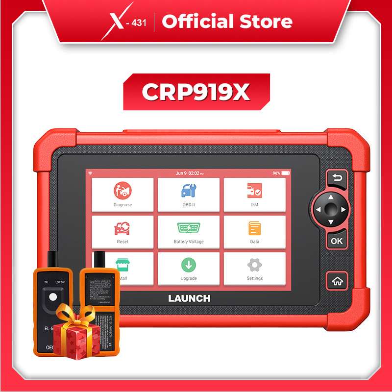 X-431 LAUNCH CRP919X Car Diagnostic Tools Obd2 Scanner ECU Coding