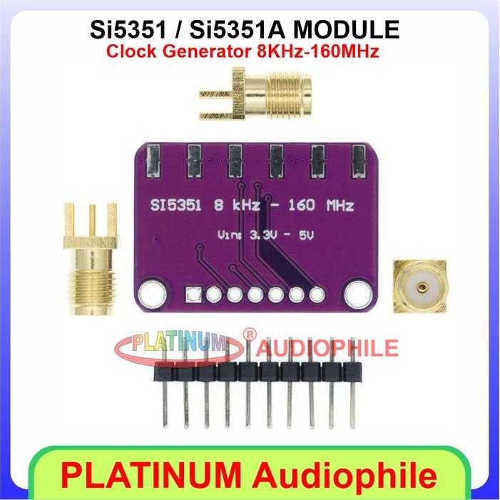 s2nu- Si5351 Si5351A Signal Clock Generator 8Khz-160Mhz Modul Si5351 Si5351A