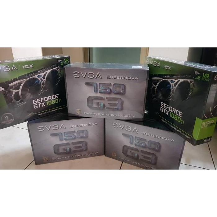 EVGA SUPERNOVA 750 G3 Power Supply 80+ Gold Efficiency Full Modular