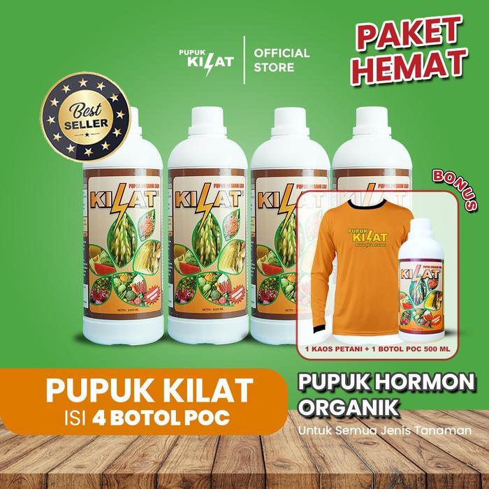 PUPUK KILAT - PAKET 4L PUPUK CAIR ORGANIK KILAT