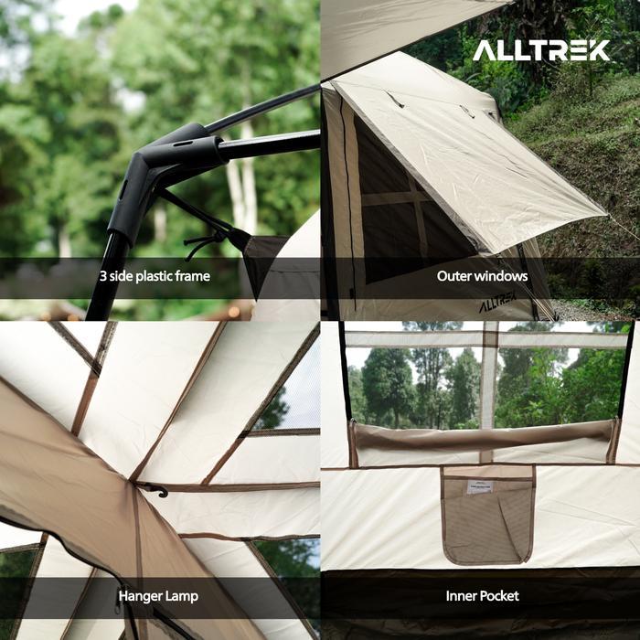 Alltrek Tenda Camping Tentastic Outdoor 1 Bedroom + 1 Guest Room