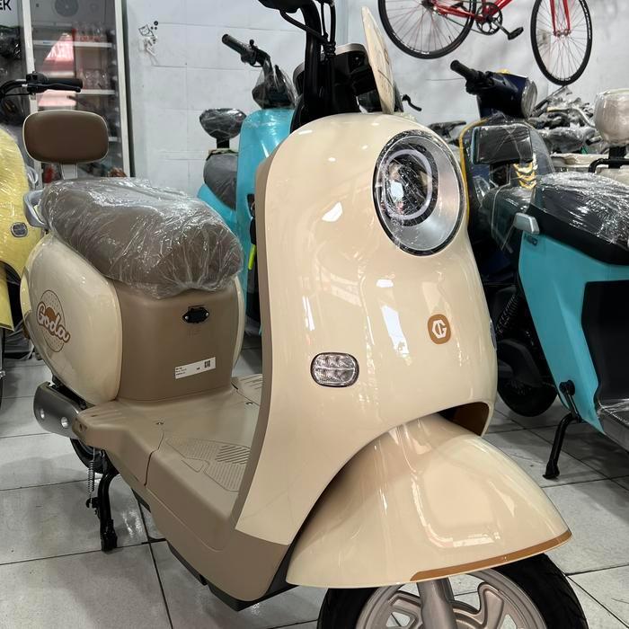 Promo GODA GD166 NEW SEPEDA LISTRIK TERBARU DARI GODA GD-166 - Cream - Pink - Pink
