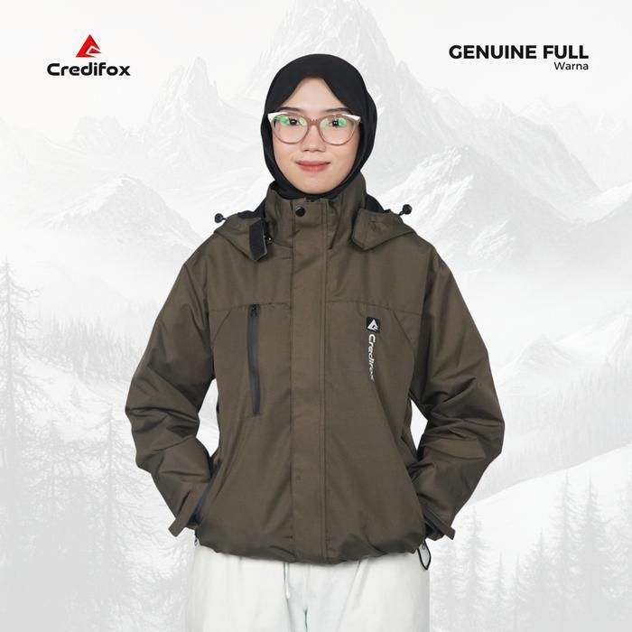 Eiger Hike Adventure - Jaket Gunung Full Warna Genuine Original Pria Dan Wanita Waterproof Bahan