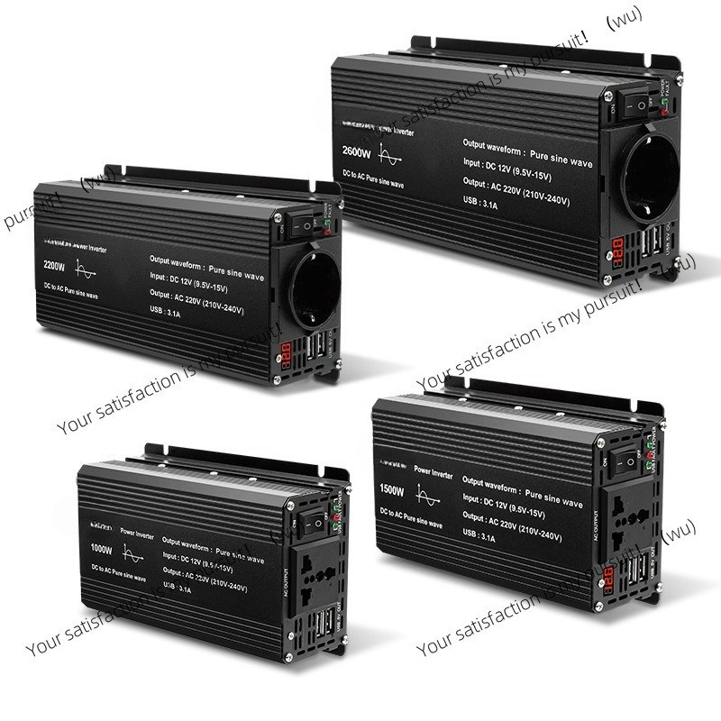 Pure Sine Inverter 2500W/5000W High Power 12V-220V Vehicle Inverter Pure Sine Inverter