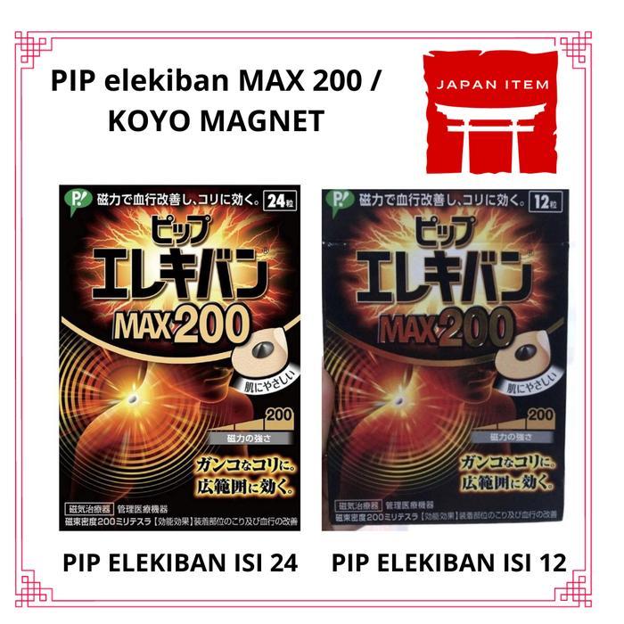 Pip Elekiban Max 200 Koyo Magnet Jepang Isi 24 Pcs