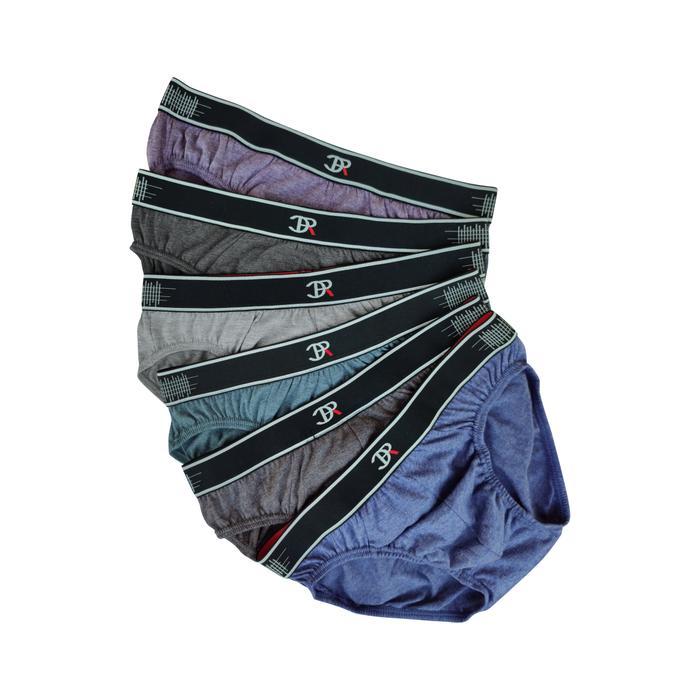 5ebh- Champiro Celana Dalam Pria Brief 3 Pcs Karet Tidak Membekas Dazzling C0312K