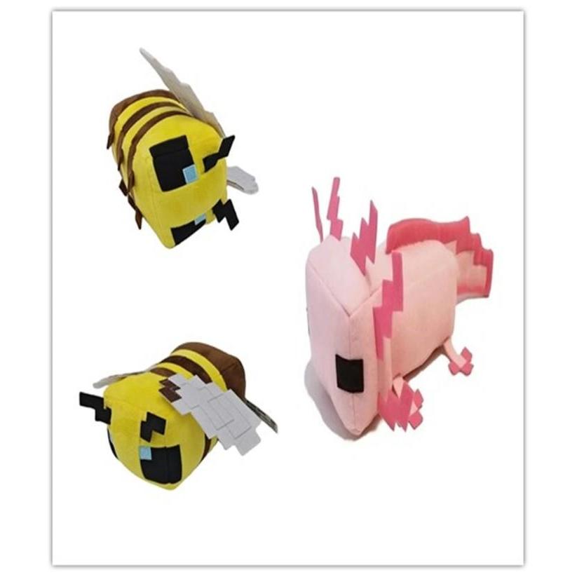 Murah 20-30Cm Cute Stand Axolotl Stuffed Animal Plush Toy Pink Axolotl Plushie Pillow Doll Kids