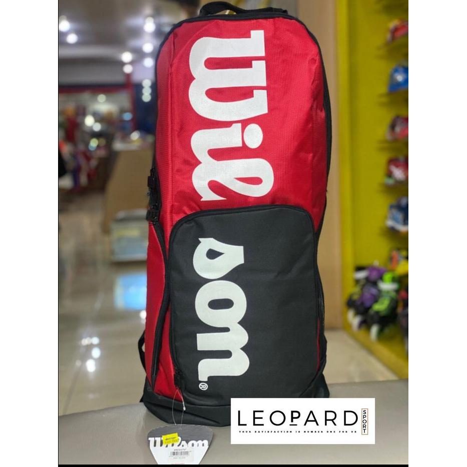 TAS PUNGGUNG/TAS RANSEL WILSON/ BACKPACK/TAS TENIS WILSON /MERAH