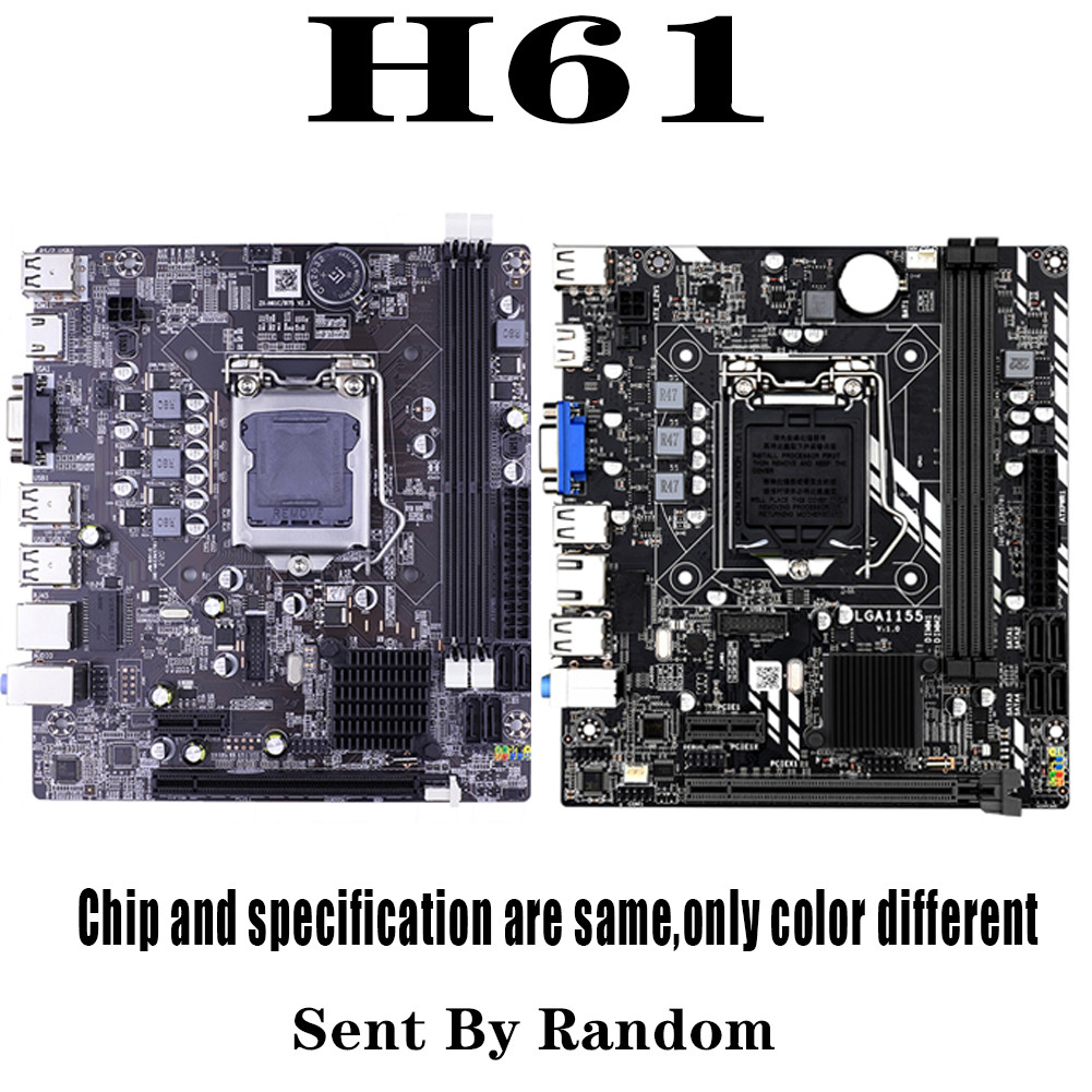H61 Motherboard LGA 1155 DDR3 Memory 16GB Micro-ATX  Desktop Mainbord for  LGA1155 Socket Intel Core