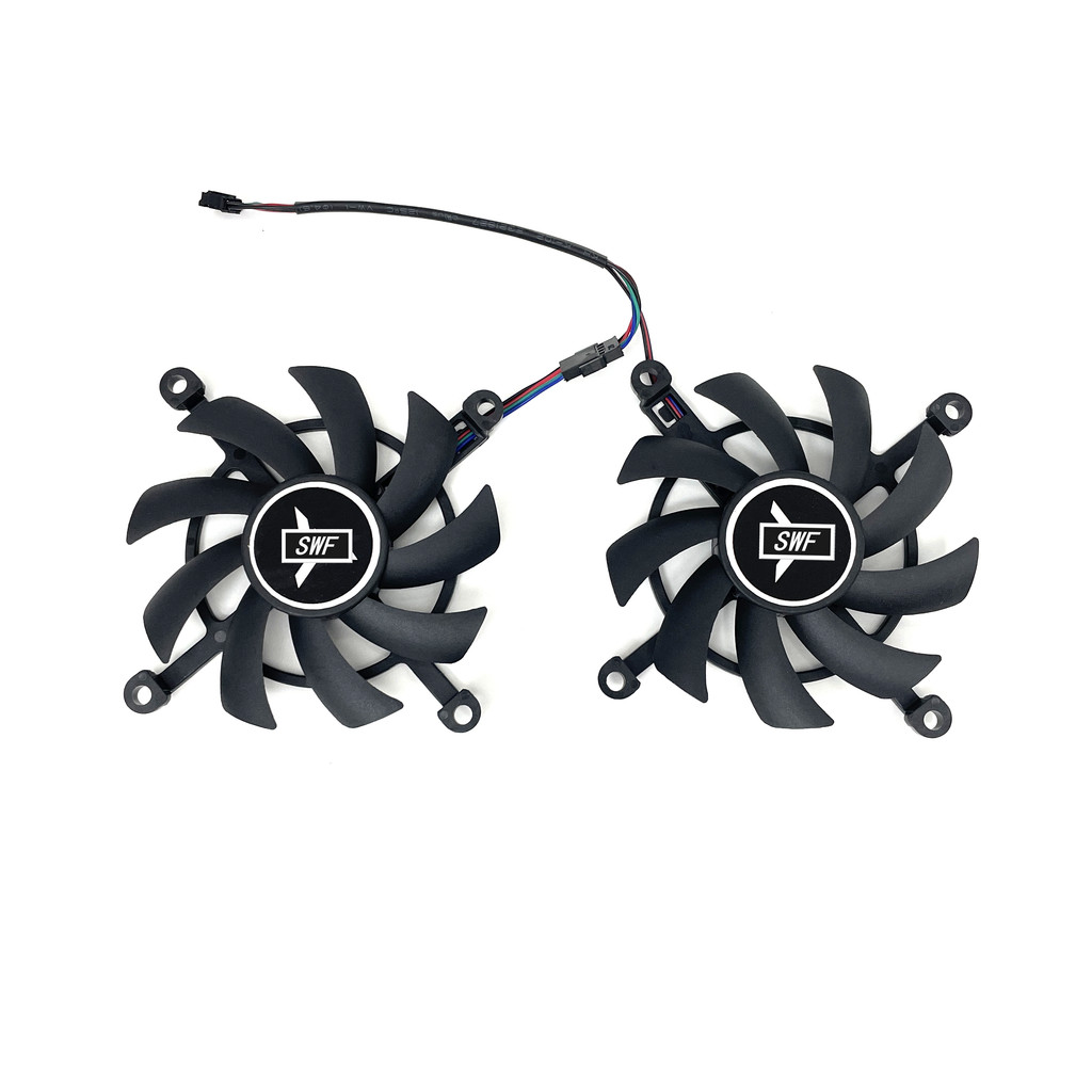 New 2Pcs 85mm 12V Graphics Card Cooling Fan For YESTON RTX 3050 3060 3060 Ti RX 6500 6600 6600 XT GA