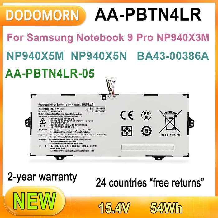Baterai New AA-PBTN4LR Laptop For Samsung Notebook 9 Pro NP940X3M NP940X5M NP940X5N Serie BA43-00386