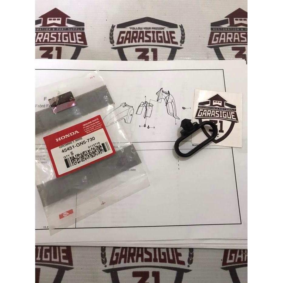 Karet pegangan kabel speedometer honda astrea grand prima star ori