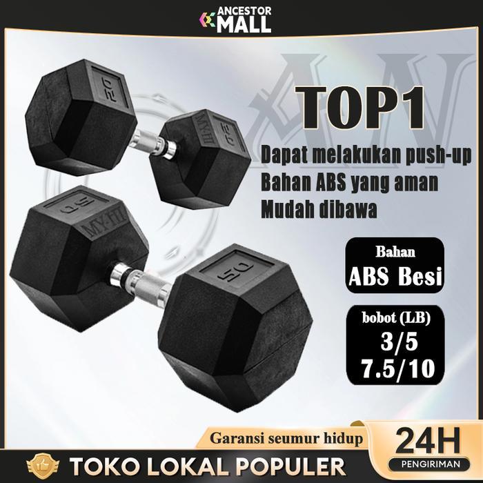 MY-HI Mini Dumbbell set 5KG 10KG Anti slip Barbel Dumbbell besi Gym Dumbbell Murah Barbel Wanita
