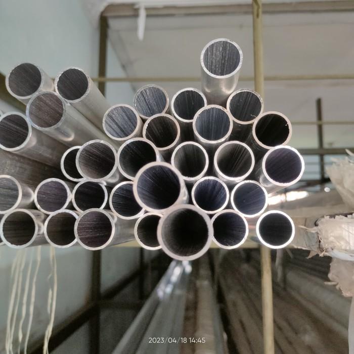 pipa aluminium OD 22 x id 19 tebal 1,5mm pipa dural 6061 per CM