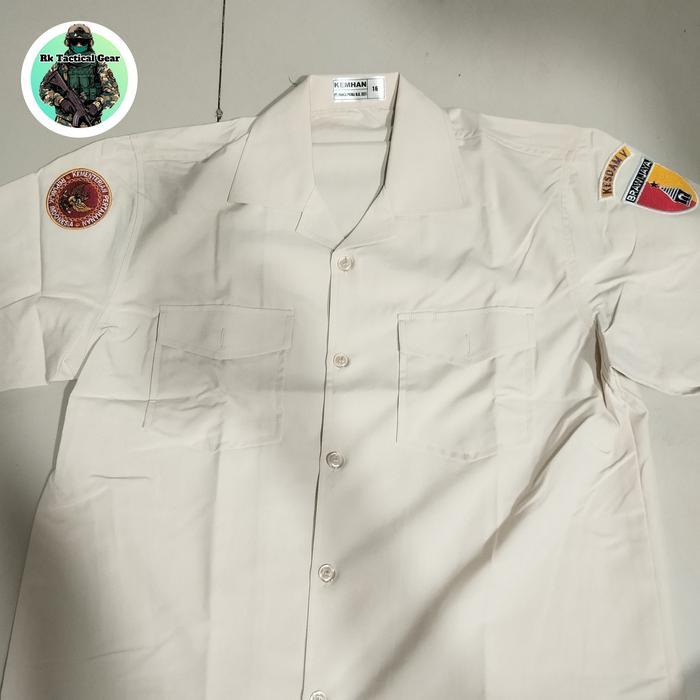 Baju Seragam Pdh Pns Kemhan 1 Stel Baju Pns Kemhan Kualitas Terbaik Kemeja Kerja Pria Semi Katun