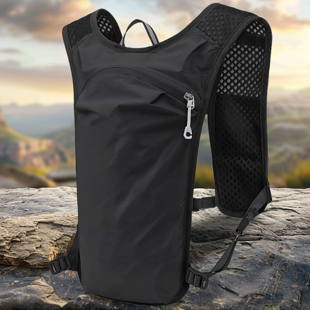 Unisex Running Hydration Vest Lightweight Trail Running Backpack Camping Hydration Bladder Bag for