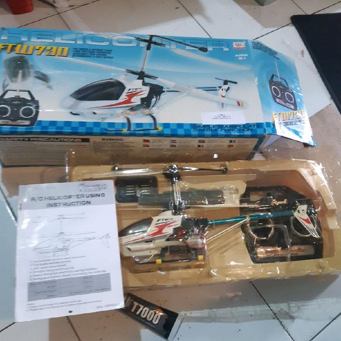 RC HELI HELICOPTER FTW730 RTF TRAINER SIZE 40CM BATRE 2S NEW REMOTE CONTROL