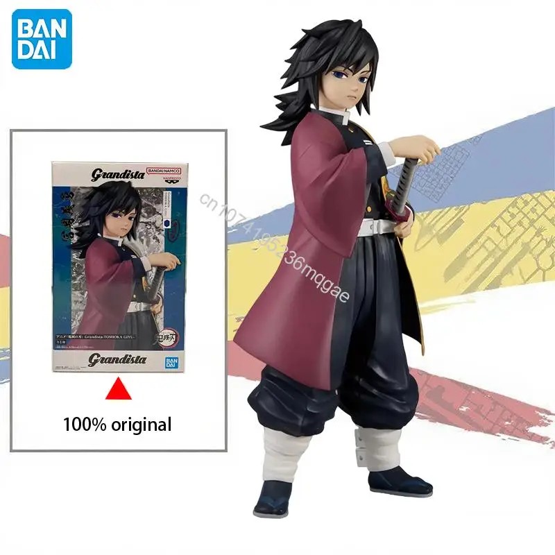 In Stock BANDAI Demon Slayer Grandista Tomioka Giyu About 24Cm Figure Anime Model Genuine Boxed Toy