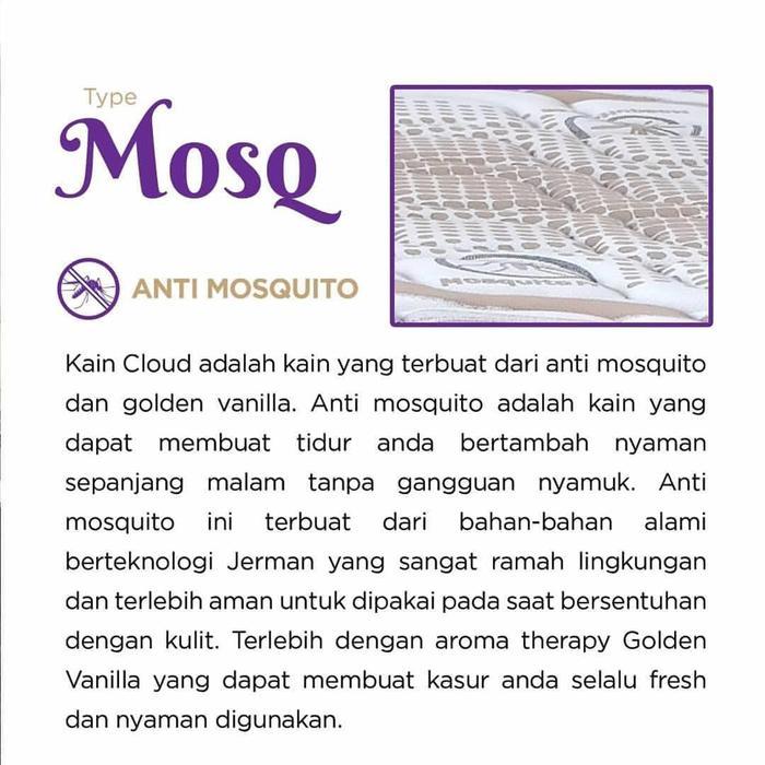 Springbed Ocean Angel Mosq 180X200 (Full Set) #Carifurniture