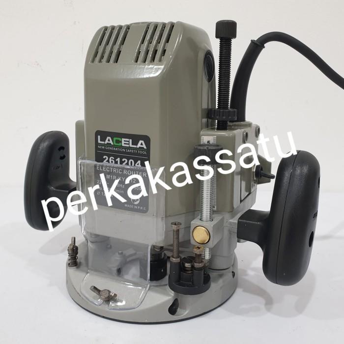 MESIN ROUTER KAYU LACELA 261204 PLUNGE ROUTER BODY BADAN ALUMINIUM
