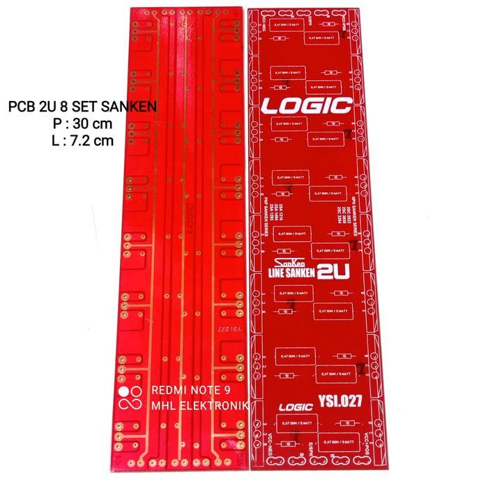 Promo PCB TRANSISTOR FINAL SANKEN 8 SET 2U TR FINAL 8 SET SANKEN 2U