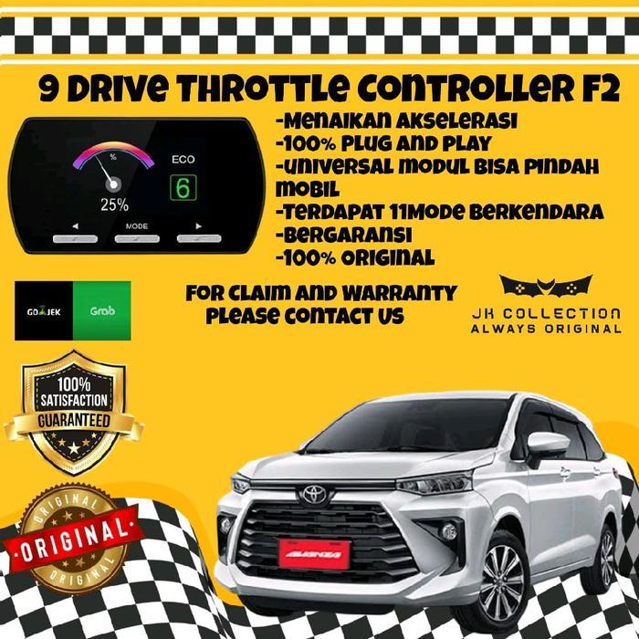 9 Drive Throttle Controller Toyota Avanza 2016-Up Series Model F2 9Drive Piggyback Remap Ecu
