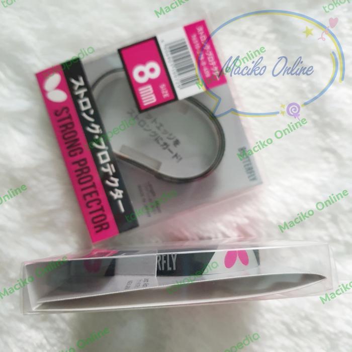 Strong Protector Butterfly 8mm ~ Pelindung Bet Pingpong Side Tape