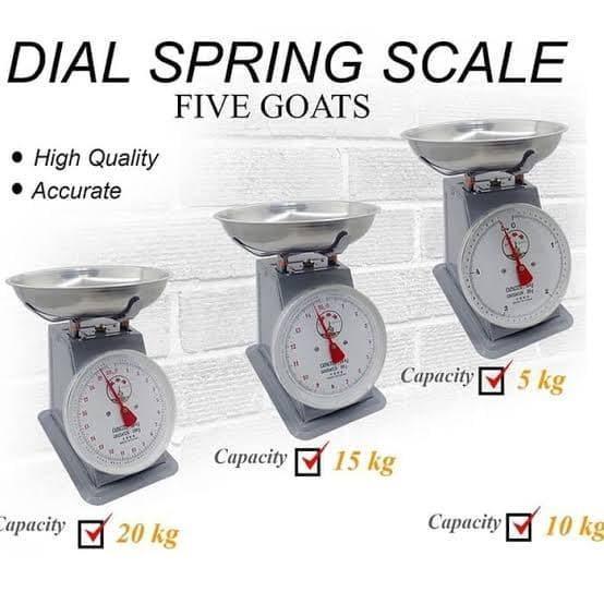uzd6- Timbangan Serbaguna Timbangan Duduk Five Goats Kualiatas Bagus (Ukura 5Kg - 20Kg)